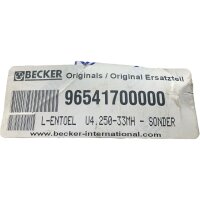 Becker 96541700000 Luftentölelement U4.250-33MH