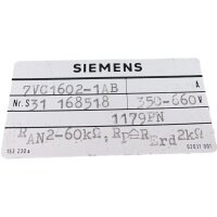 Siemens 7VC1602-1AB Isolationswächter 350-660V S31...