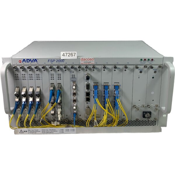 ADVA FSP 2000 optische Multiplexing-Plattform SHAC-5HU