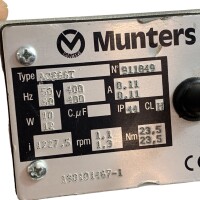 Munters ACE66T Getriebemotor 190101467-1  1,1 min