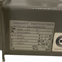 Gebhardt ESe 120-9 Radiallüfter