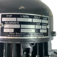 Otto Beckert D71L2 Elektromotor 3000 min  0,55 kw