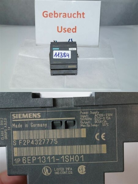 Siemens power supply 6EP1311-1SH01 logo power