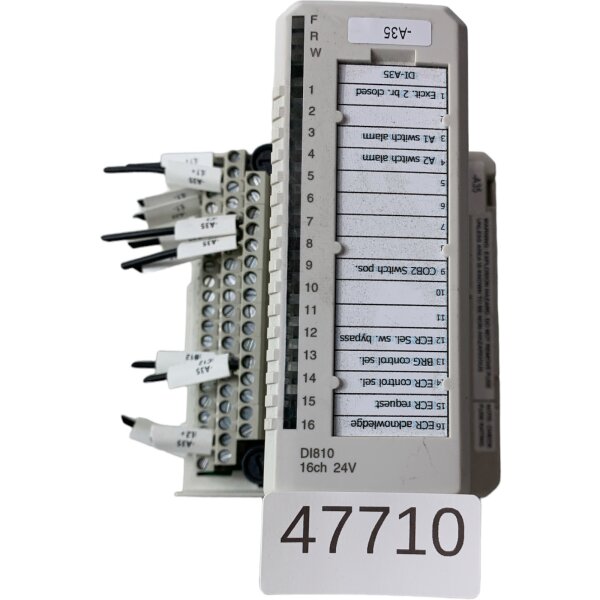 ABB 3BSE013234R1 TU830V1 Erweitertes Modul Abschlusseinheit DI810 16ch 24V