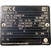 Getriebebau Nord SK 100LP/4 TF Elektromotor