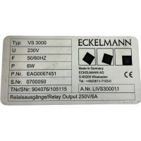 ECKELMANN VS 3000 Steuerungsmodul EAG0067451 LIVS300011