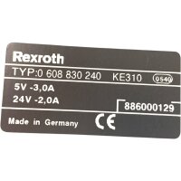 Rexroth 0608830240 Steuerungsmodul KE310