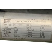 RACO T6E4 Elektrozylinder