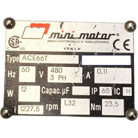 minimotor ACE66T Getriebemotor