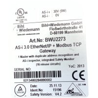 Biehl+Wiedemann BWU2273 ASi-3 EtherNet/IP + ModbusTCP...