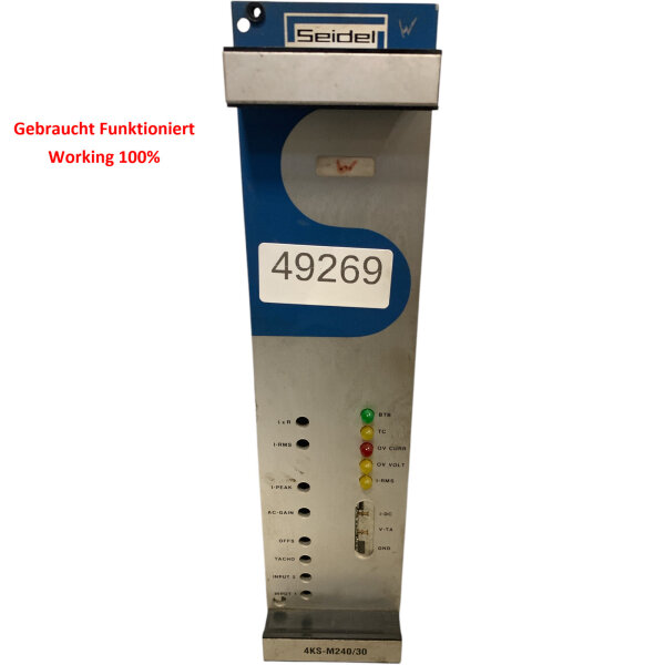 Seidel 4KS-M240/30 Servo Drive