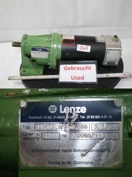 Lenze 0,37 kw  150 min getriebemotor 43-616-52-998-005  Gearbox 12-602-08