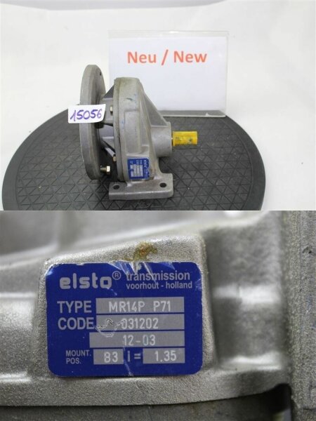 ELSTO MA14P P71 Schneckengetriebe i=1.35 getriebemotor gearbox getriebe