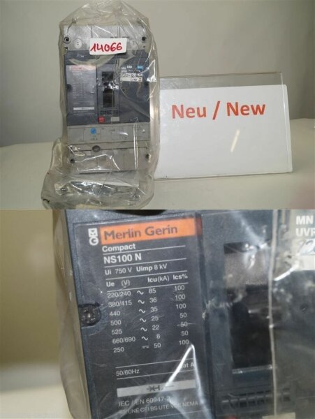 Merlin Gerin Compact NS100 N  leistungsschalter circuit breaker