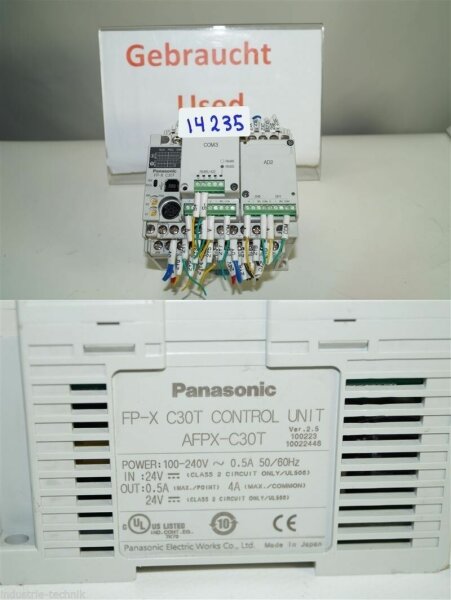 panasonic FP-X C30T CONTROL  AFPX-C30T