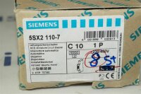 8 X Siemens 5SX2 110-7 Leistungsschutzschalter 5SX2110-7 C10