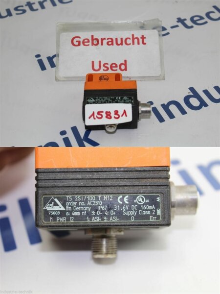 IFM AC2310 DoppelSensor T5 2SI/1D0 T M12 T52SI/1D0TM12