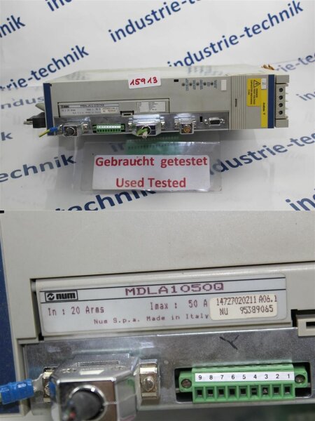 NUM Servo Drive Controller MDLA1050Q  NU 95389065