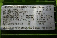 SEW Eurodrive 0,37 KW 103 Min Getriebemotor S37 DT71D4/TF Gearbox S37DT71D4/TF
