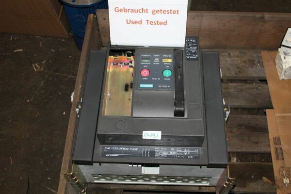 Siemens CubicleBUS Circuit Breaker 3WL1225-2FB32-1GA2 Leistungsschalter 2500 A