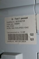 Siemens CubicleBUS Circuit Breaker 3WL1225-2FB32-1GA2 Leistungsschalter 2500 A