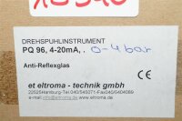 Eltroma PQ 96, 4-20 ma  Drehspulinstrument 0-4 bar