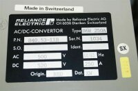 Reliance S6R 250A  DC Power Module   stromrichter  840.53-11B  getestet  Tested