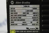 Allen Bradley 1326AS-B440G-21 Servomotor 1326ASB440G21