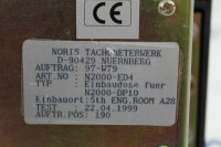 NORIS Tachometerwerk N2000-DP10 Dialog Panel Terminal Panel n2000-ed4