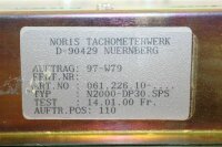 NORIS Tachometerwerk N2000-DP30.SPS Dialog Panel Terminal Panel
