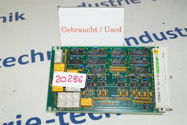 SIEMENS 8606253  X1732 D891 Board Card 8606253 X1732D891